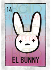 DTF Screen Print Image - 14 El Bunny